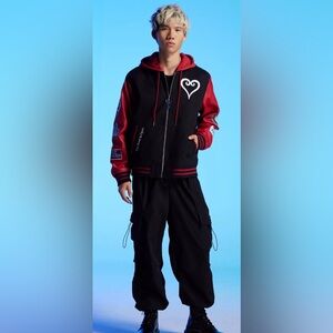 Disney Black and Red Bomber Jacket